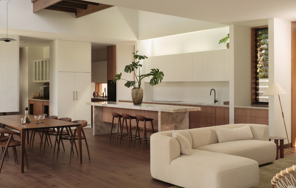 open-plan-kitchen-plastering-brisbane